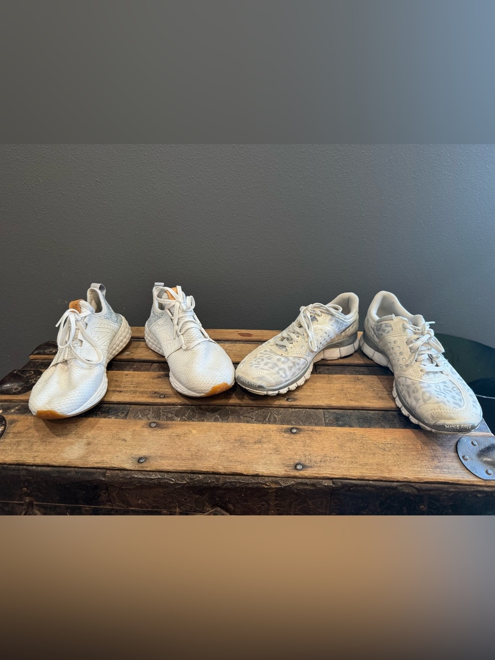 Nike Women's White Athletic Shoes - 2 Pairs of Lightweight Trainers